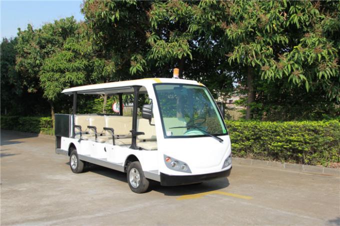 14 ηλεκτρικό λεωφορείο επίσκεψης Seater, ηλεκτρικό αυτοκίνητο οχημάτων πυκνών δρομολογίων 72v με την περίφραξη του κιβωτίου φορτίου 0