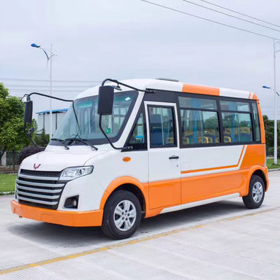 Κίνα Πορτοκαλιά άσπρα κάρρα ηλεκτρικής χρησιμότητας μόδας, ηλεκτρικό λεωφορείο πόλεων 30km/H για το πάρκο προμηθευτής