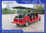 Classic Design Red Vintage Golf Buggy , Vintage Club Car With CE Approved