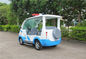 Μπλε/άσπρο ηλεκτρικό αυτοκίνητο γκολφ με το γυαλί ινών Toplight 4 καθίσματα για το θέρετρο προμηθευτής