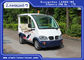Άσπρο ηλεκτρικό ΣΥΝΕΧΈΣ σύστημα οχημάτων 48V περιπόλου ασφάλειας με το μικρό τοπ αυτοκίνητο φως/4 επίσκεψης Seater προμηθευτής