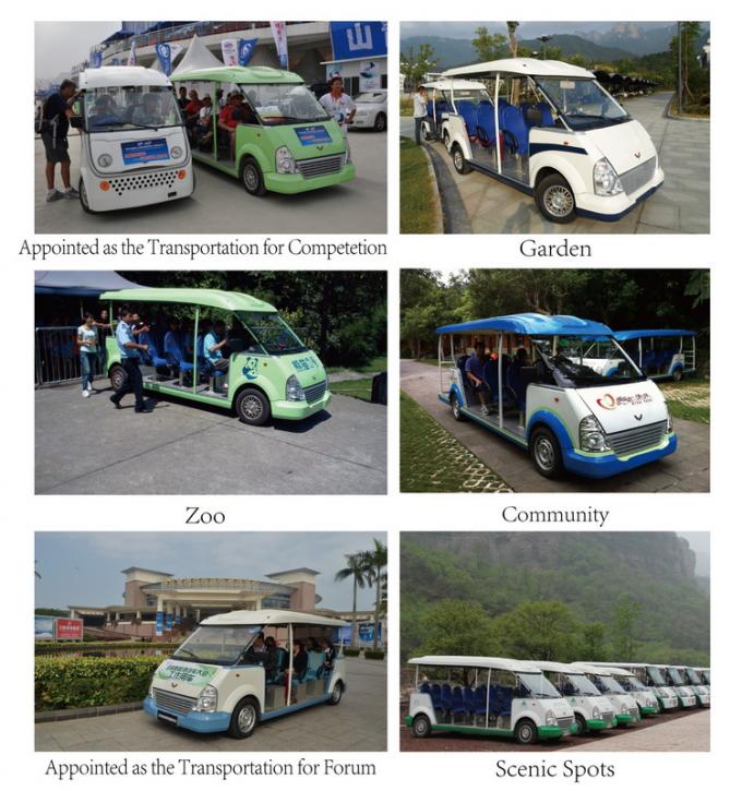 Δημοφιλές ομαλό Drive ηλεκτρικό αυτοκίνητο τουριστών για τη μεταφορά επιβατών 0