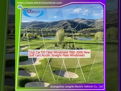 Καθαρό παρμπρίζ 1982-2000 Νέο καρότσι γκολφ Ακρυλικό ίσιο παρμπρίζ