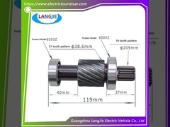 EZGO TXT Εισαγόμενος κινητήρας πίσω άξονα με έναν άξονα για ηλεκτρικές εξοπλισμοί για αξιοθέατα και περιπολικά οχημάτων