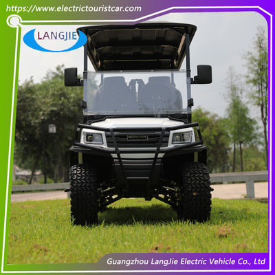 Καλή τιμή. 4 άτομα 48V ηλεκτρικά αυτοκίνητα με μπαταρία με μαύρο κάθισμα μηδενικές εκπομπές ηλεκτρικό κυνηγετικό αυτοκίνητο σε απευθείας σύνδεση