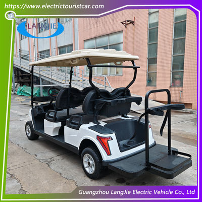 Καλή τιμή. Τέσσερις θέσεις ηλεκτρικό αυτοκίνητο AC Club προηγούμενο κάρο γκολφ με προβολείς και πίσω φώτα για πάρκινγκ σε απευθείας σύνδεση