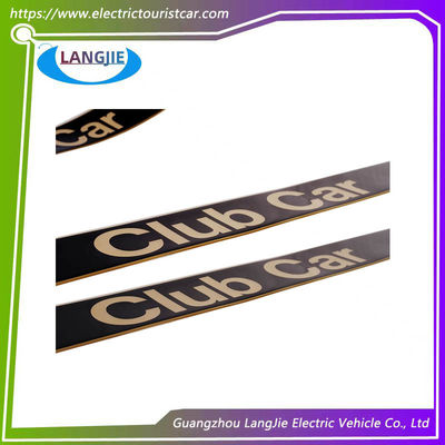 Καλή τιμή. Εμβλήμα του καροτσιού του γκολφ στο μπροστινό κάλυμμα του CIub Car DS Pioneer Patrol Car σε απευθείας σύνδεση