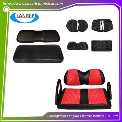 Καλή τιμή. Κλαμπ αυτοκίνητο Γκολφ αυτοκίνητο Κλαμπ αυτοκίνητο Προηγούμενο Κόκκινο δερμάτινο κάλυμμα για τα μπροστινά και πίσω καθίσματα σε απευθείας σύνδεση