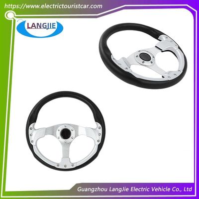 Καλή τιμή. EZGO Σταθερό μαύρο πλαίσιο τροποποιημένο τιμόνι για εξαρτήματα καροτσιών γκολφ σε απευθείας σύνδεση