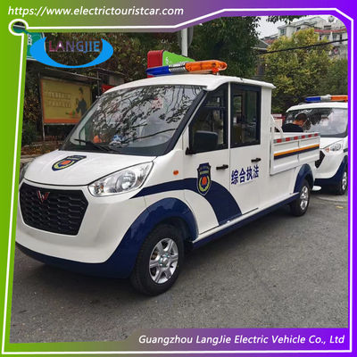 Καλή τιμή. 5 θέσεις 72V ηλεκτρικό περιπολικό αυτοκίνητο ηλεκτρικό όχημα με μεγάλο φως στην κορυφή σε απευθείας σύνδεση