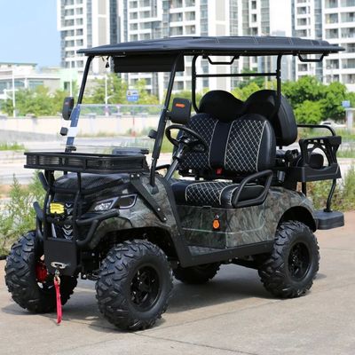 Καλή τιμή. 4-Seat Electric Golf Cart With 14-Inch Off-Road Tires Q235 High-Strength Chassis And 10-Inch Multimedia Screen σε απευθείας σύνδεση