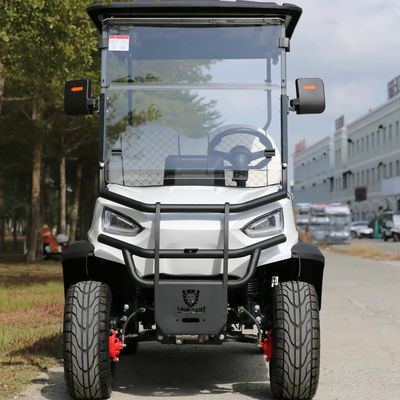 Καλή τιμή. 4 Seats Electric Golf Cart With Cargo Box 48V Maintenance-Free Battery And High-Strength Chassis σε απευθείας σύνδεση