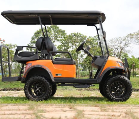 Καλή τιμή. 4 Seater Electric Golf Cart with Foldable Windshield Double Gear Rack Steering and Smart On-board Charger σε απευθείας σύνδεση