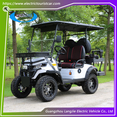 48 Volt 4 θέσεις Ηλεκτρικό Γκολφ Buggy Club Αυτοκίνητο Προηγούμενο Γκολφ Καροτσάκι Με PC Παρμπρίζ