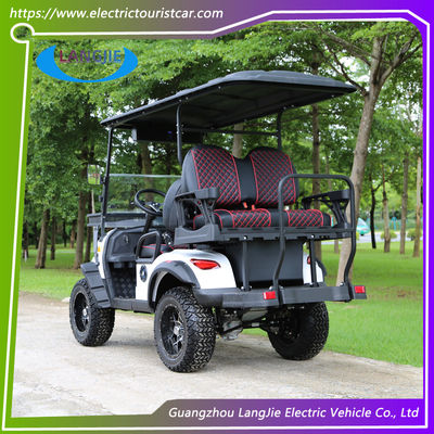 48 Volt 4 θέσεις Ηλεκτρικό Γκολφ Buggy Club Αυτοκίνητο Προηγούμενο Γκολφ Καροτσάκι Με PC Παρμπρίζ