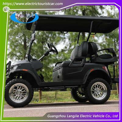Σηκωμένο 4 τροχούς Clubcar Golf Buggy Cart 4 θέσεις Ηλεκτρικό Club Car Προεδρικό Golf Cart