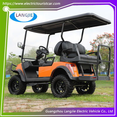 4 τροχούς Ηλεκτρικό καρότσι γκολφ 48V AC Motor Color Option Club Car για το γήπεδο γκολφ του πάρκου
