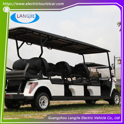 4 τροχών AC Motor Buggy Golf Cart Με 48V ξηρή μπαταρία 8 Επιβάτες Golf Cart Για ξενοδοχείο