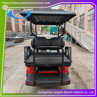 4 θέσεις Ηλεκτρικό Τουριστικό Αυτοκίνητο 5kW AC Motor 80χλμ Ακτίνα Υψηλής απόδοσης και ανθεκτικό για γήπεδα γκολφ και θέρετρα