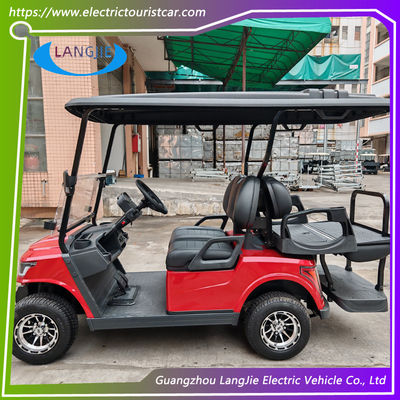 4 θέσεις 4 τροχούς ηλεκτρικό κάρο γκολφ AC Tourist Car Hire For City Walking Street