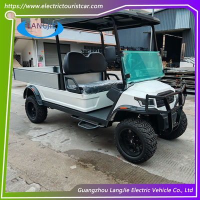 2 θέσεις Ηλεκτρικό καροτσάκι αποσκευών 48V AC Motor Driven Battery Powered Carry Van For Park