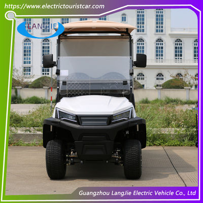 Δυοθέσιο ηλεκτρικό φορτηγό γκολφ 48V AC Hotel Buggy με κουτί φορτίου στην οροφή