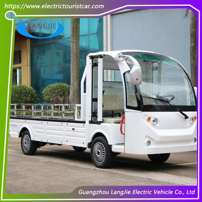 72V 7.5KW AC Motor Ηλεκτρικό Καροτσάκι Αποσκευών Με Κουτί Φορτίου Και 2 Θέματα Καροτσάκι Γκολφ Λευκό Για Ξενοδοχείο