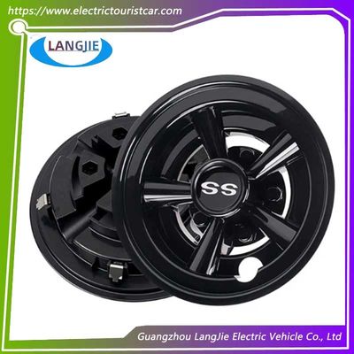 Καλή τιμή. 8 ιντσών Golf Cart Yamaha Black Circular Wheel Hub Cover Τμήματα σε απευθείας σύνδεση