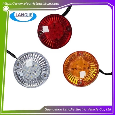 Στρογγυλό Φως 8cm LED 12V Φως Φρένων Ανταλλακτικά για Ηλεκτρικά Οχήματα Marshell Sightseeing και Περιπολίας