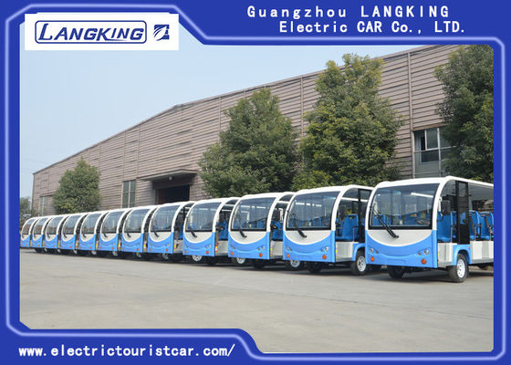14 ηλεκτρικό αυτοκίνητο 72V/5.5 KW επίσκεψης Seater με την πόρτα για το πάρκο y140a-μ