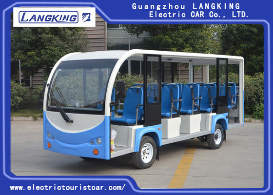 14 ηλεκτρικό αυτοκίνητο 72V/5.5 KW επίσκεψης Seater με την πόρτα για το πάρκο y140a-μ