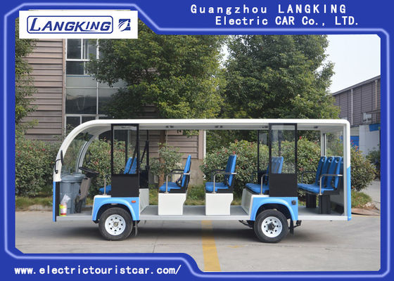 14 ηλεκτρικό αυτοκίνητο 72V/5.5 KW επίσκεψης Seater με την πόρτα για το πάρκο y140a-μ