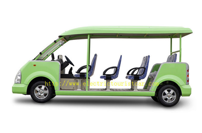 Ευρύχωρη υψηλή επίδοση 11 καθισμάτων πράσινη ηλεκτρική οχημάτων πυκνών δρομολογίων αυτοκινήτων οχημάτων θερέτρου 0