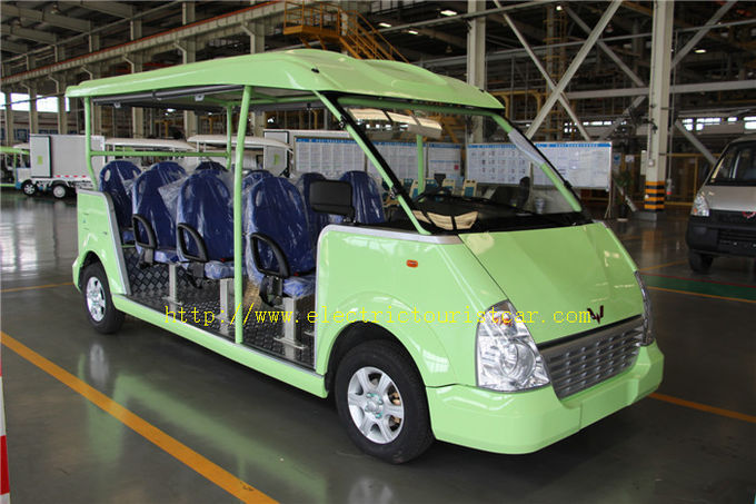 Ευρύχωρη υψηλή επίδοση 11 καθισμάτων πράσινη ηλεκτρική οχημάτων πυκνών δρομολογίων αυτοκινήτων οχημάτων θερέτρου 1